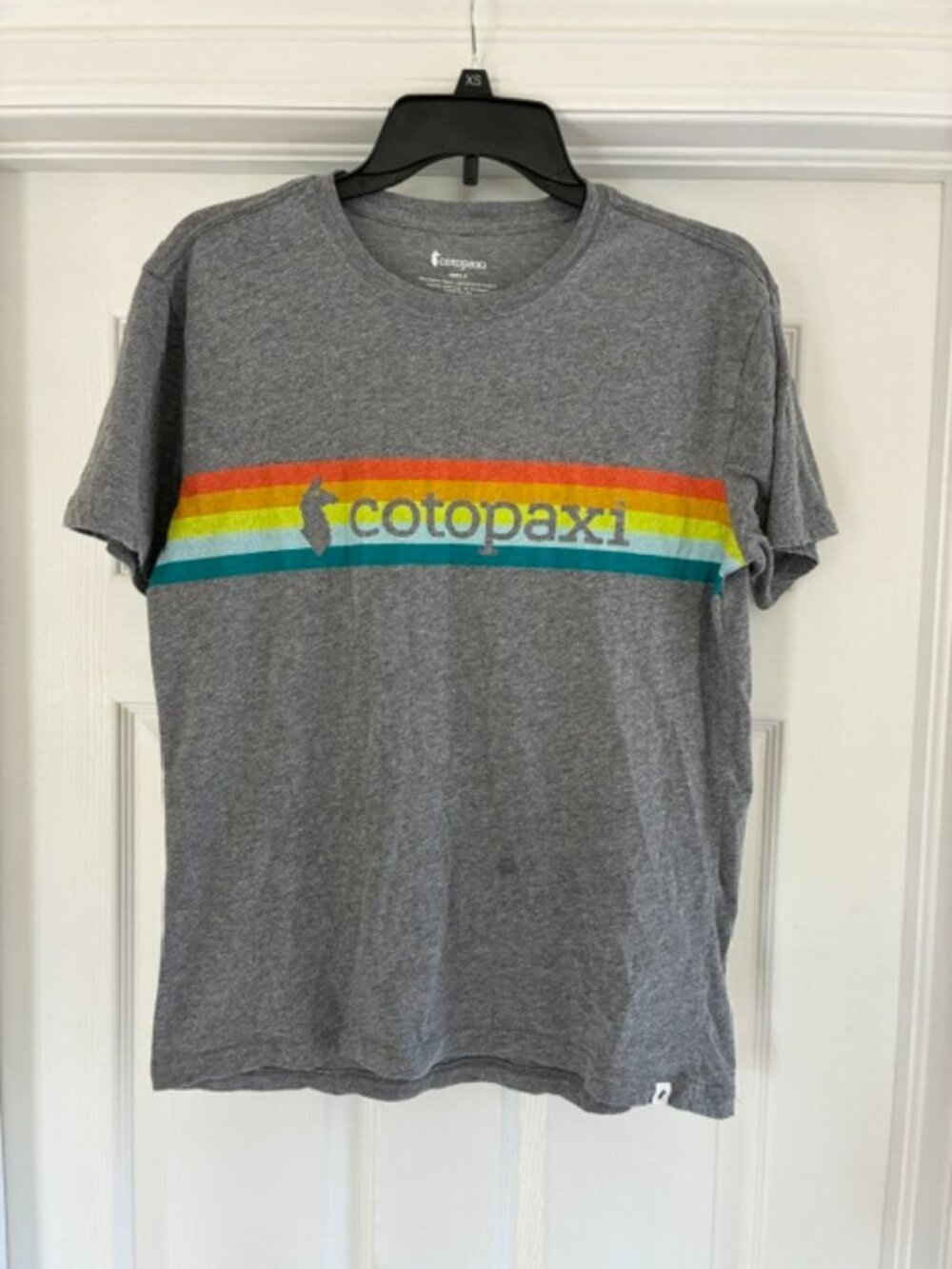 Cotopaxi tee, men's medium, fair condition